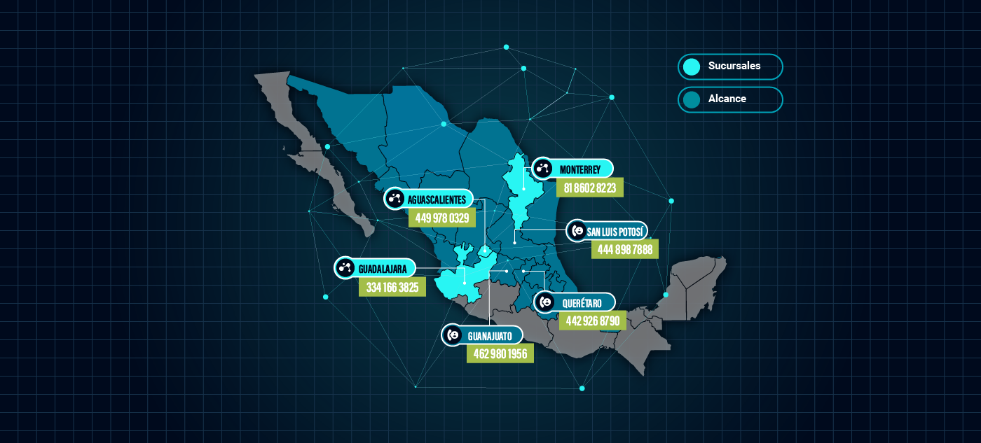 Mapa de territorio Microlab Industrial